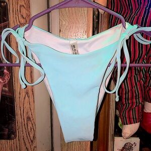 Bikini Tie Light Blue Bathing Suit Bottoms Size Small *New without Tags*